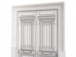 Entrance classic door 104 3Dモデル