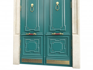 Entrance classic door 105 3D Model