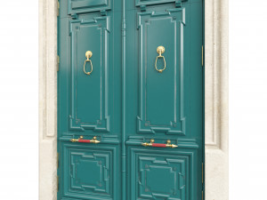 Entrance classic door 105 3D Model
