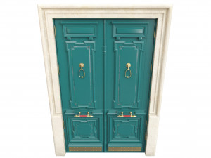 Entrance classic door 105 3D Model