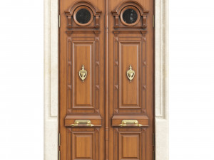Entrance classic door 106 3D Model