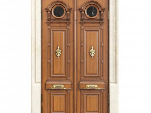 Eingang klassische T&uuml;r 106 3D Modell