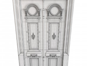 Entrance classic door 106 Modelo 3D