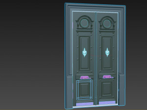 Entrance classic door 106 Modelo 3D