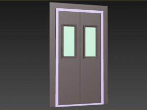 Entrance classic door 107 3D Model