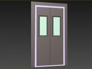 Entrance classic door 107 3D Model