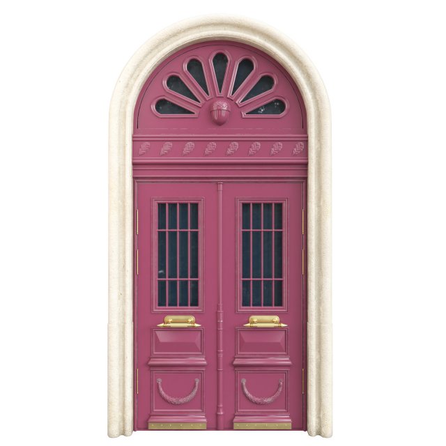 Entrance classic door 108 3D मॉडल .c4d .max .obj .3ds .fbx .stl .blend 