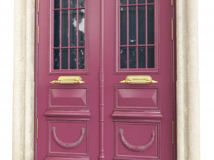 Entrance classic door 108 3D मॉडल
