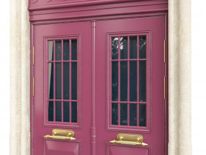 Entrance classic door 108 3D मॉडल