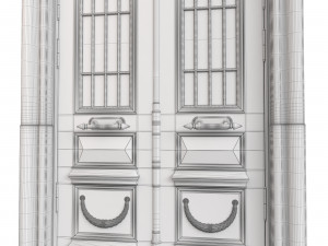 Entrance classic door 108 3D मॉडल