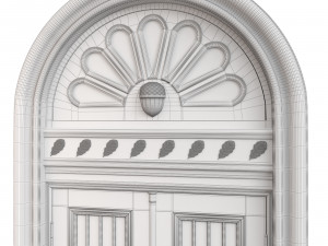 Entrance classic door 108 3D मॉडल