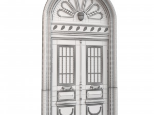 Entrance classic door 108 3D मॉडल