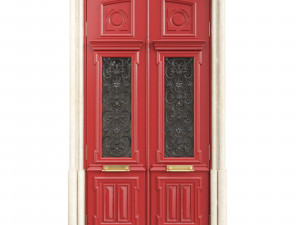 Entrance classic door 109 3D Model