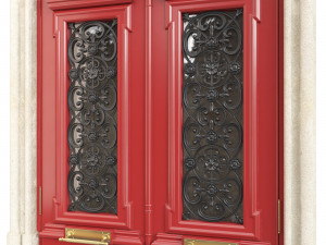 Entrance classic door 109 3D मॉडल