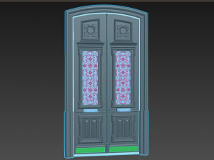 Entrance classic door 109 3D मॉडल