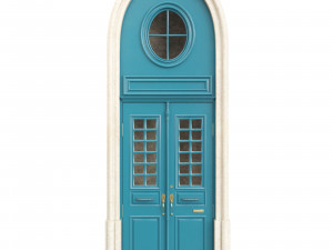 Entrance classic door 110 3D Model