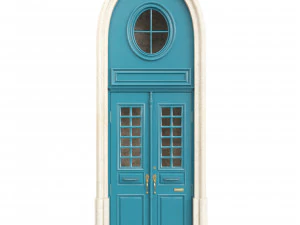 Porte d'entr&eacute;e classique 110 Modèle 3D