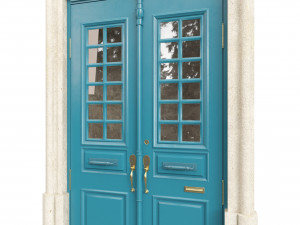 Entrance classic door 110 3D 模型