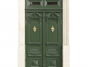 Entrance classic door 111 3D Model