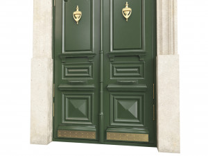 Entrance classic door 111 Modello 3D