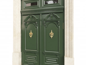 Entrance classic door 111 Modello 3D