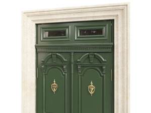 Entrance classic door 111 Modello 3D