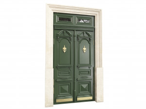 Entrance classic door 111 Modello 3D