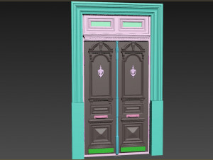 Entrance classic door 111 Modello 3D