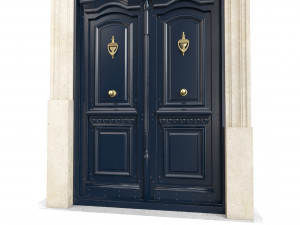 Entrance classic door 112 3D Model