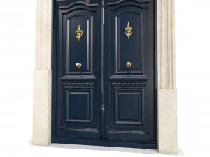 Entrance classic door 112 3D Model