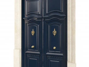 Entrance classic door 112 3D Model