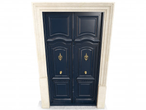 Entrance classic door 112 3D Model