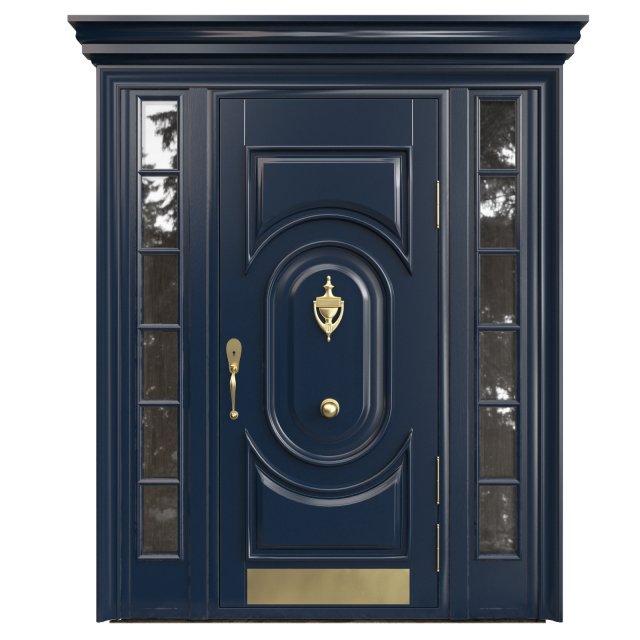 Entrance classic door 113 3D मॉडल .c4d .max .obj .3ds .fbx .stl .blend 