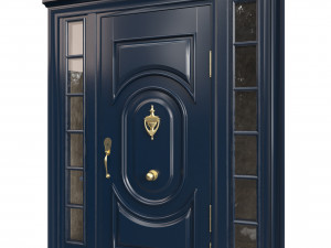 Entrance classic door 113 3D मॉडल
