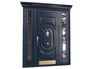 Entrance classic door 113 3D मॉडल