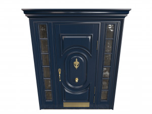 Entrance classic door 113 3D मॉडल
