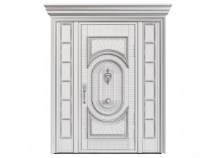Entrance classic door 113 3D मॉडल
