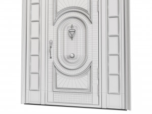 Entrance classic door 113 3D मॉडल