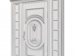 Entrance classic door 113 3D मॉडल