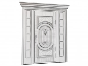Entrance classic door 113 3D मॉडल