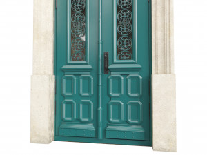 Entrance classic door 114 3D मॉडल