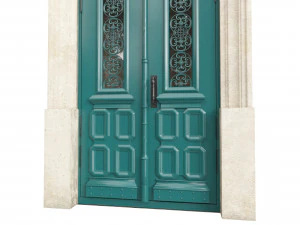 Entrance classic door 114 3D Model
