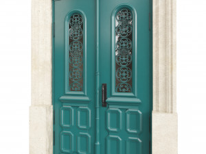 Entrance classic door 114 3D मॉडल