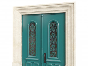 Entrance classic door 114 3D मॉडल