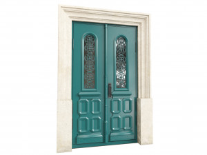 Entrance classic door 114 3D मॉडल