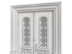 Entrance classic door 114 3D मॉडल