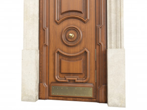 Entrance classic door 115 3D Model