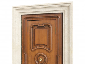 Entrance classic door 115 3D Model