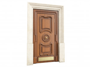 Entrance classic door 115 3D Model