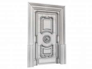 Entrance classic door 115 3D Model